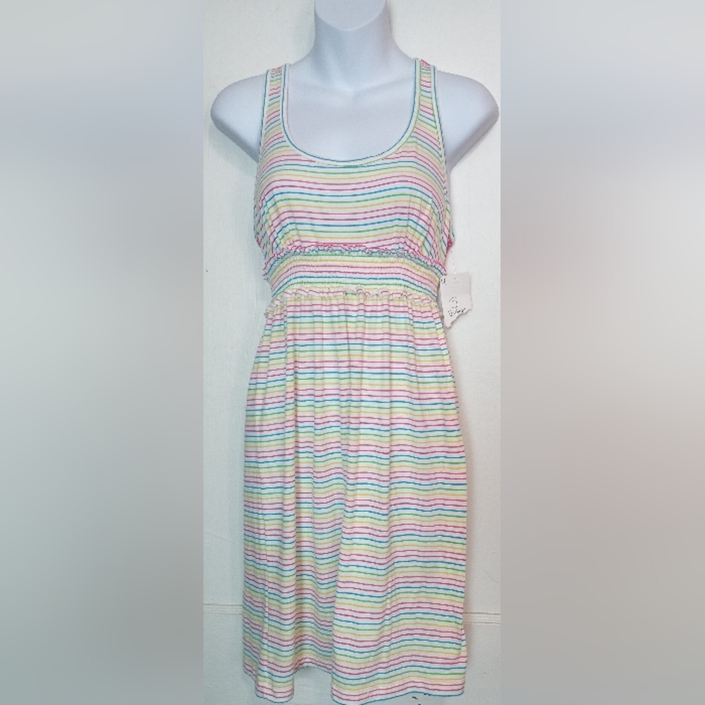 Pj Couture Multicolor Striped Dress